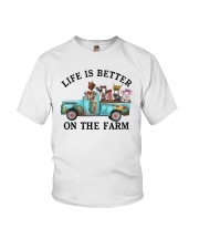 Life Is Better On The Farm Youth T-Shirt tile