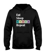 Eat Sleep Research Repeat Hooded Sweatshirt tile