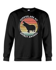 Hippos Are My Spirit Animal Crewneck Sweatshirt tile
