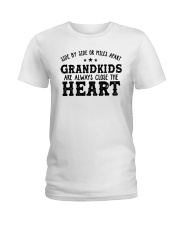 Side By Side Or Miles Aparts Grandkids Ladies T-Shirt tile