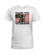 Thank You Vetetans Ladies T-Shirt tile