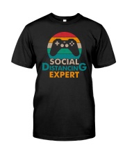 Social Distancing Expert Classic T-Shirt front
