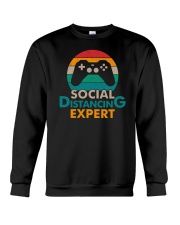 Social Distancing Expert Crewneck Sweatshirt tile