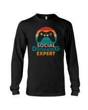 Social Distancing Expert Long Sleeve Tee tile