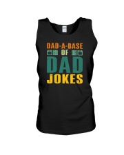 Dad-a-base Of Dad Jokes Unisex Tank tile