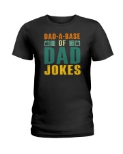 Dad-a-base Of Dad Jokes Ladies T-Shirt tile