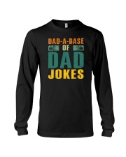 Dad-a-base Of Dad Jokes Long Sleeve Tee tile