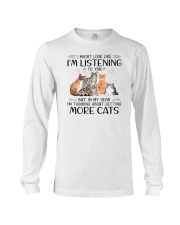 I Might Look Like I'm Listening To Cats Long Sleeve Tee tile