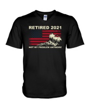 Retired 2021 V-Neck T-Shirt tile