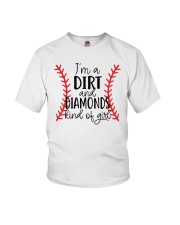 I'm A Dirt And Diamonds Kind Of Girl Youth T-Shirt tile