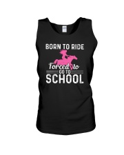 Born To Ride Forced To Go To School Unisex Tank tile