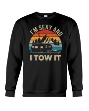 I'm Sexy And I Tow It Camping Vintage Crewneck Sweatshirt tile