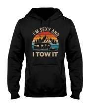 I'm Sexy And I Tow It Camping Vintage Hooded Sweatshirt tile