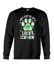 My Cat Is My Lucky Charm Crewneck Sweatshirt tile