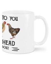 I Might Look Like I'm Listening To You Chickens Mugs tile