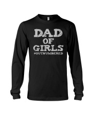 Dad Of Girls Outnumbered Long Sleeve Tee tile