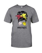 Mom Life Softball Baseball Classic T-Shirt front