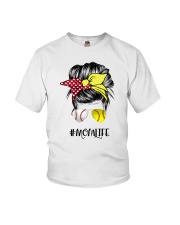Mom Life Softball Baseball Youth T-Shirt tile