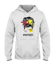 Mom Life Softball Baseball Hooded Sweatshirt tile