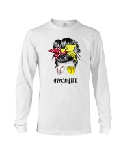 Mom Life Softball Baseball Long Sleeve Tee tile