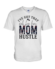 I've Got That Work From Home Mom Hustle V-Neck T-Shirt tile