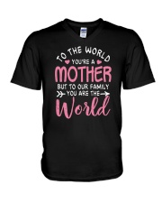 To The World You're The Mother V-Neck T-Shirt tile