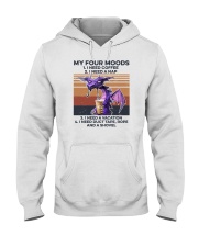 My Four Moods I Need Coffee Hooded Sweatshirt tile