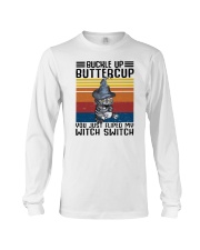Buckle Up Buttercup Cat Halloween Long Sleeve Tee tile