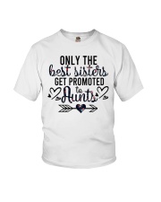 Only The Best Sisters Get Promoted To Aunts Youth T-Shirt tile