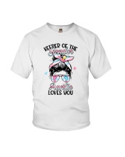Keeper Of The Gender Auntie Loves You Youth T-Shirt tile