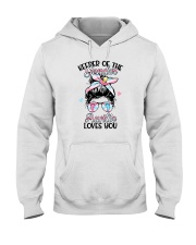 Keeper Of The Gender Auntie Loves You Hooded Sweatshirt tile