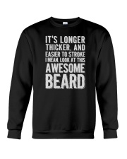 It's Longer Thicker And Easier To Stroke Crewneck Sweatshirt tile
