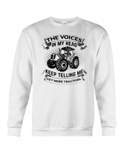 The Voices In My Head Keep Telling Me Get More Tractors Crewneck Sweatshirt tile