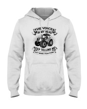 The Voices In My Head Keep Telling Me Get More Tractors Hooded Sweatshirt tile