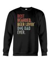 Best Bearded Beer Loving Dog Dad Ever Crewneck Sweatshirt tile