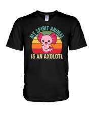 My Spirit Animal Is An Axolotl V-Neck T-Shirt tile