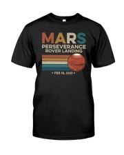 Mars Perseverance Rover Landing Feb 21 2021 Classic T-Shirt front