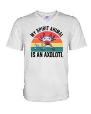 My Spirit Animal Is An Axolotl V-Neck T-Shirt tile