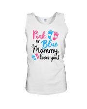 Pink Or Blue Mommy Loves You Unisex Tank tile