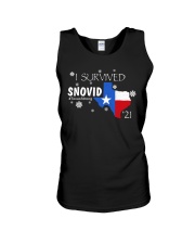 I Survived Snovid Texas Strong Unisex Tank tile