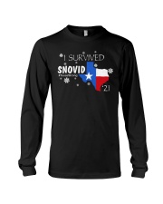 I Survived Snovid Texas Strong Long Sleeve Tee tile