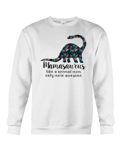 Mamasaurus Like A Normal Mom Crewneck Sweatshirt tile