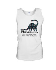 Mamasaurus Like A Normal Mom Unisex Tank tile