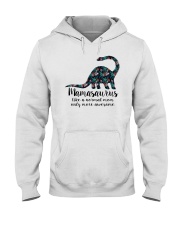 Mamasaurus Like A Normal Mom Hooded Sweatshirt tile
