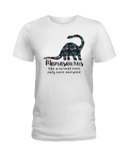 Mamasaurus Like A Normal Mom Ladies T-Shirt tile