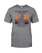 My Four Moods Skeleton Classic T-Shirt front