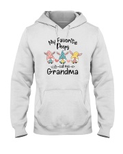 My Favorite Peeps Call me Grandma Hooded Sweatshirt tile