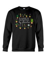 Easily Distracted By Plants Crewneck Sweatshirt tile