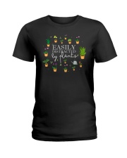 Easily Distracted By Plants Ladies T-Shirt tile