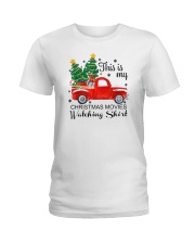 This Is My Christmas Movies Watching Shirt Ladies T-Shirt tile